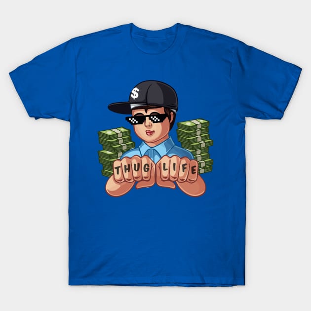 thug life T-Shirt by RehdPanda